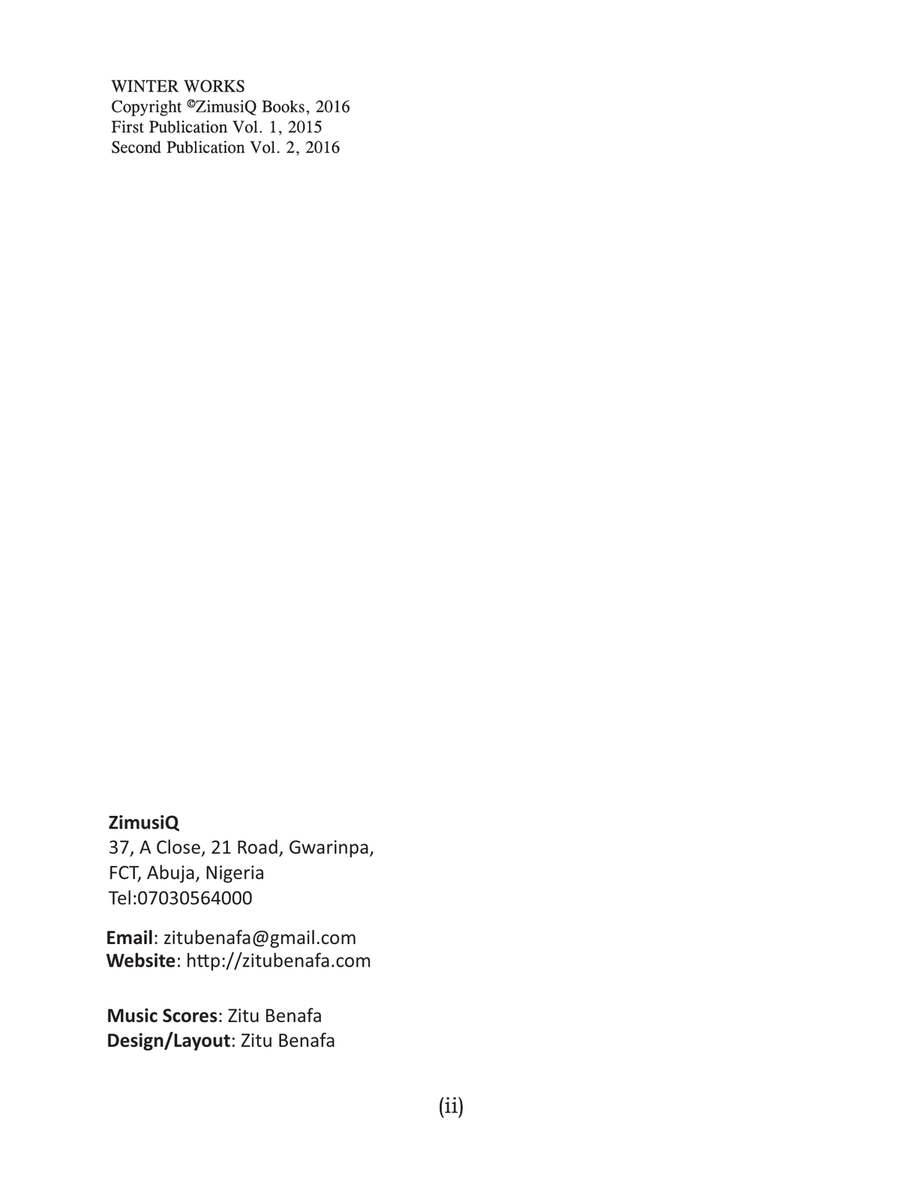 Winter Works Vol. 2 Choir scores gallery preview page 3