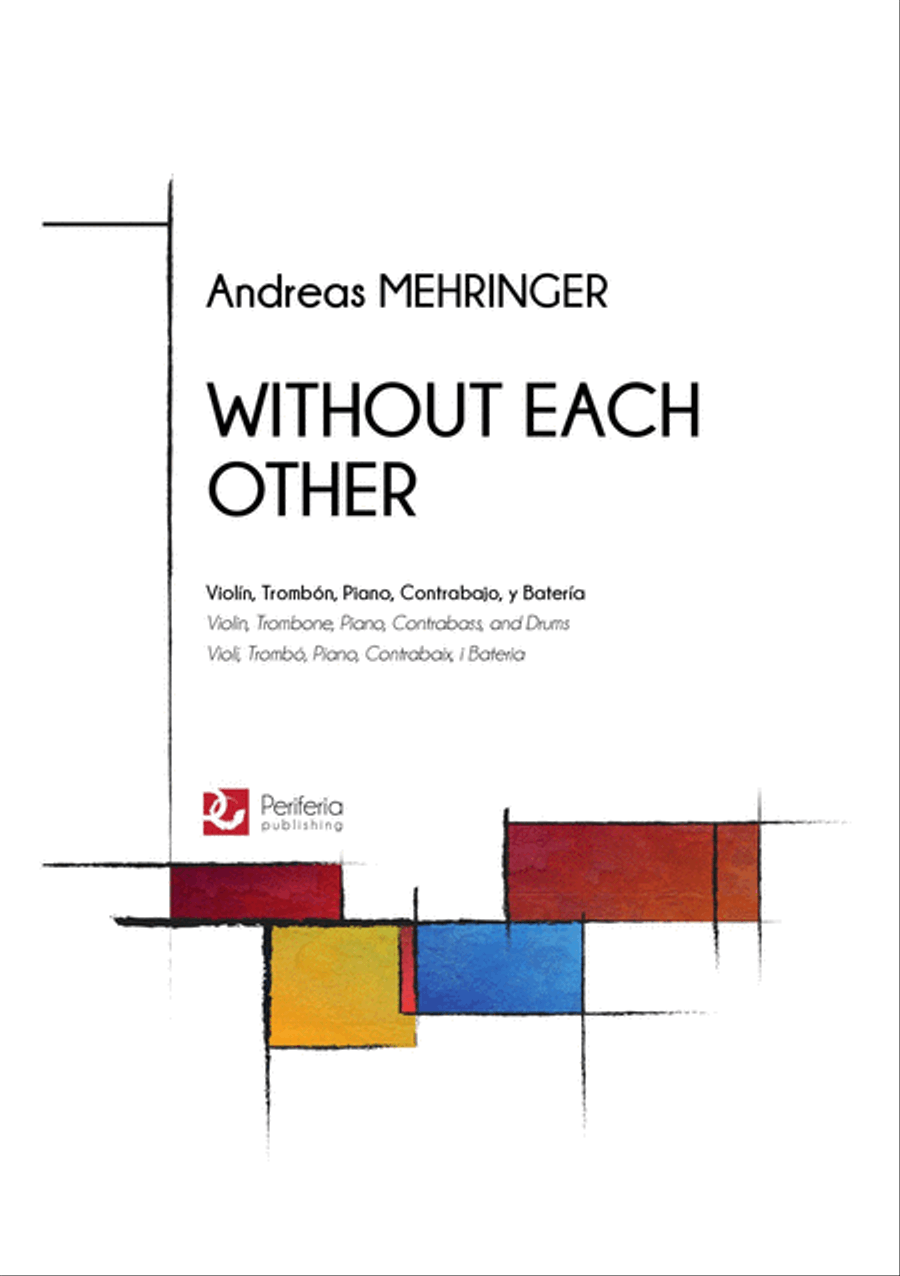 Without Each Other for Violin, Trombone, Piano, Contrabass and Drums Double Bass scores gallery preview page 1