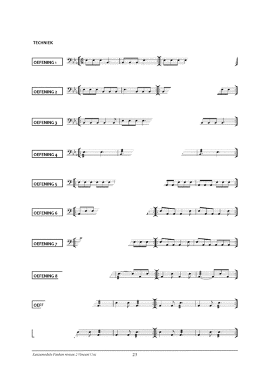 Percussion Modular: Pauken 2 Percussion scores gallery preview page 24