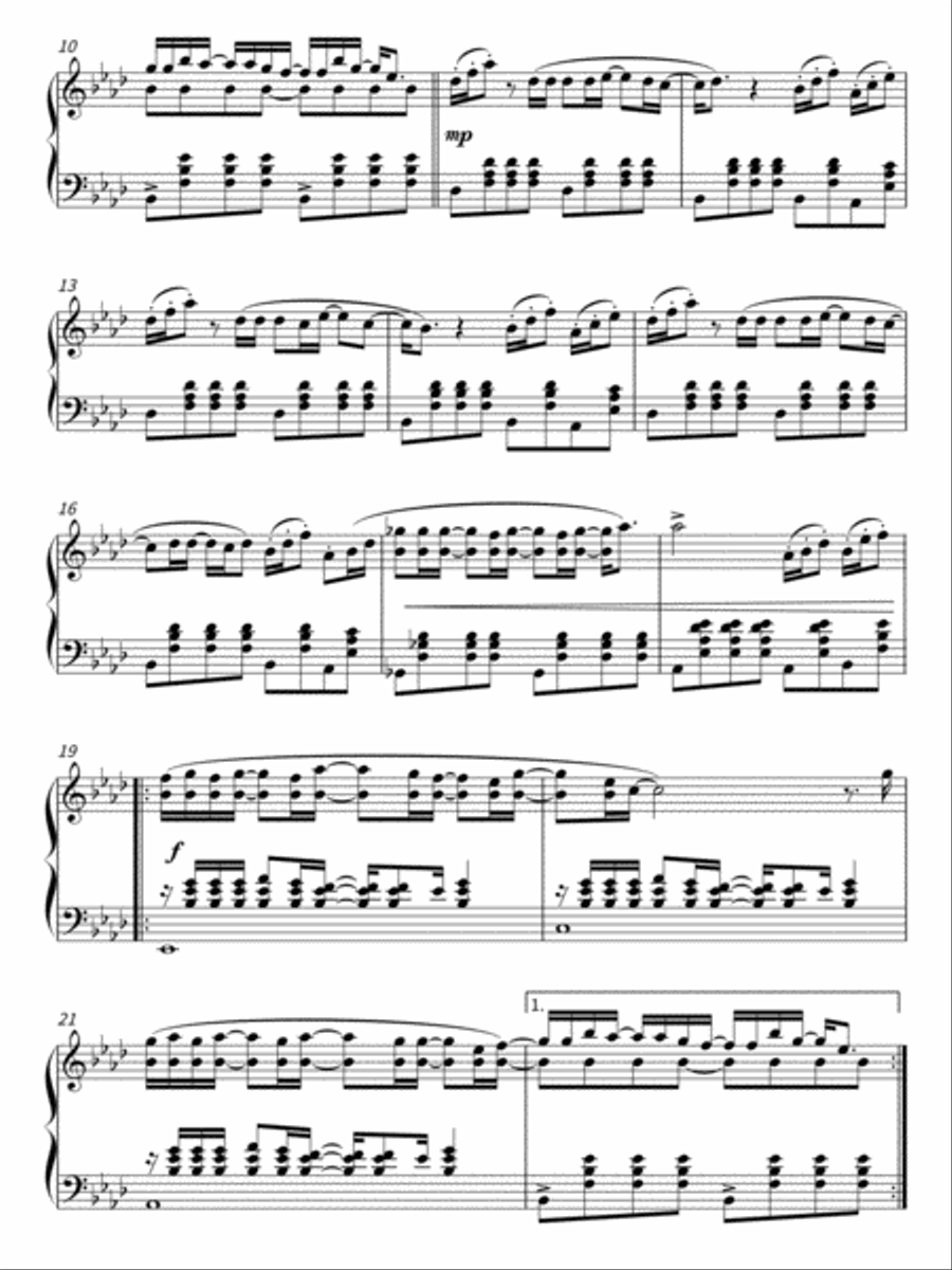 Wonderful Dream (holidays Are Coming) Piano Solo scores gallery preview page 2