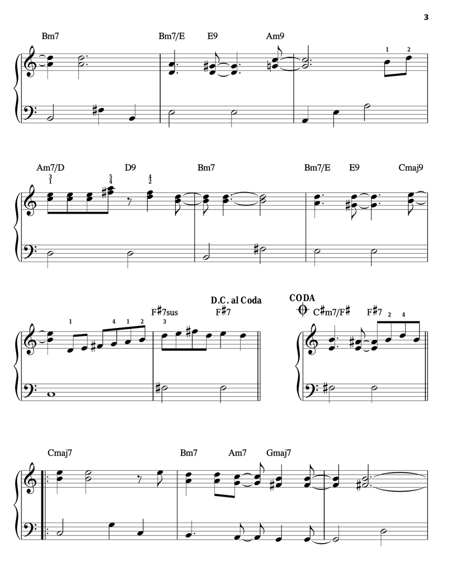 Just Between Us Easy Piano scores gallery preview page 3