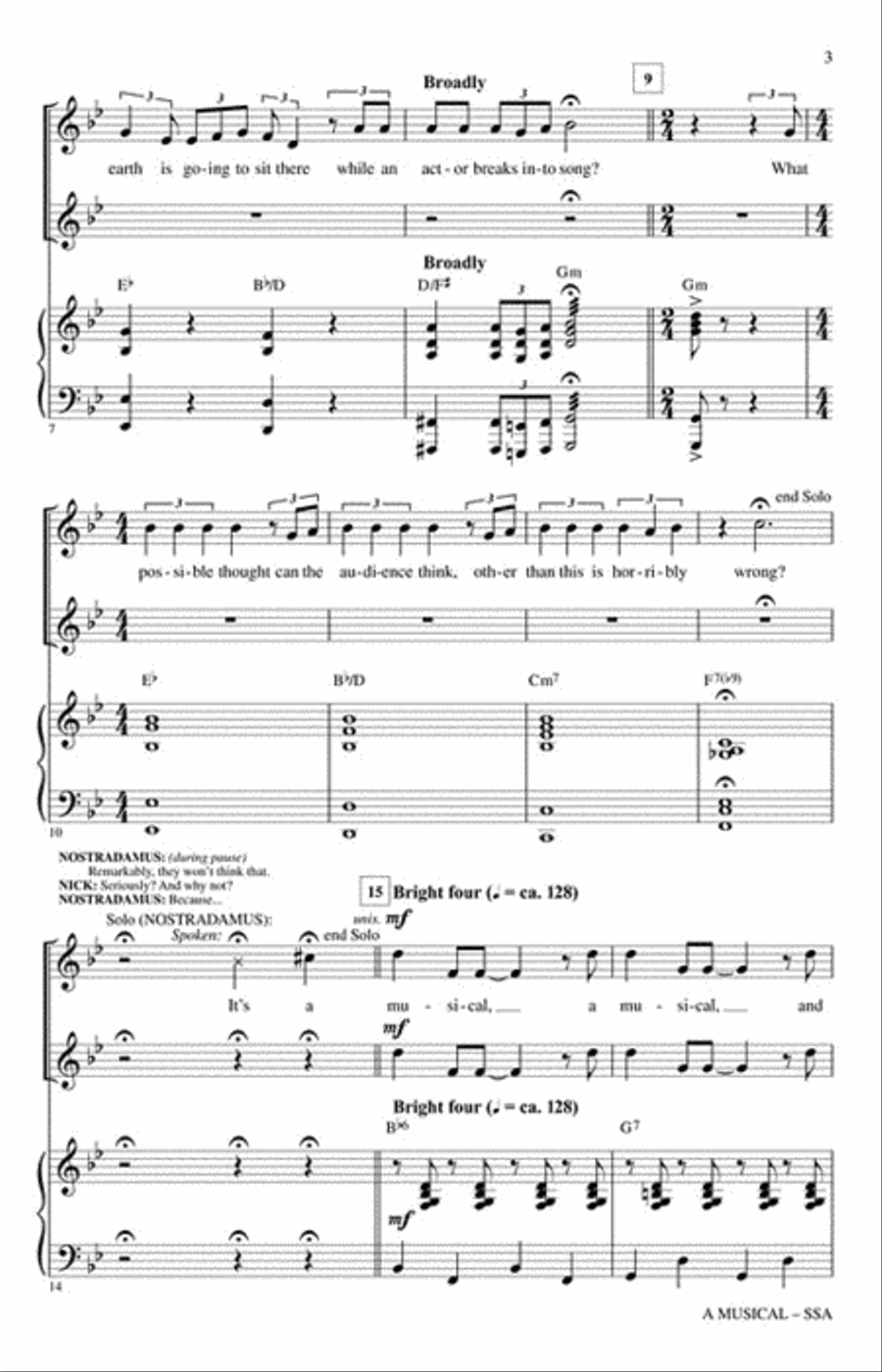 A Musical SSA scores gallery preview page 3
