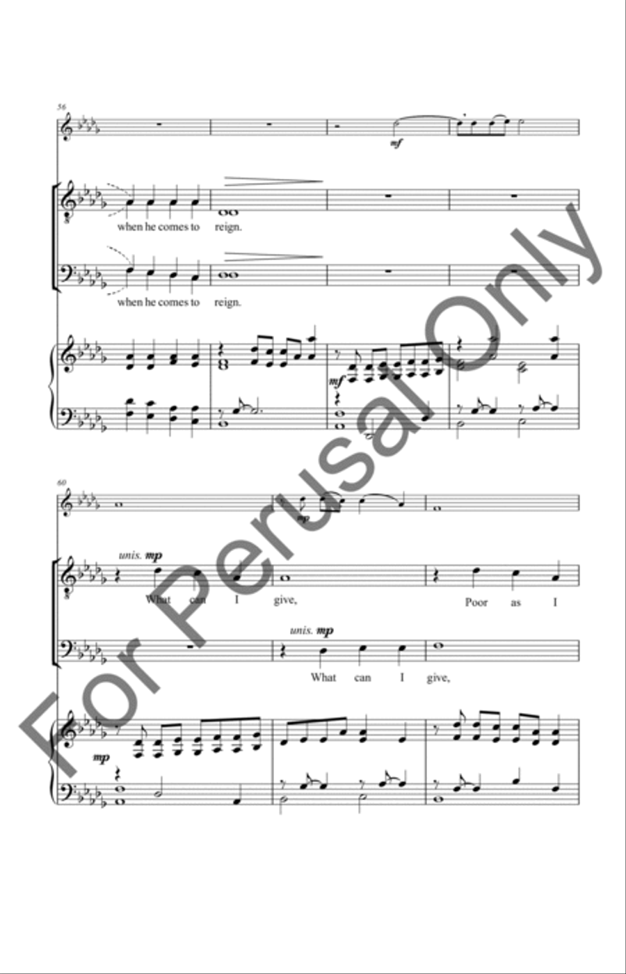 In The Bleak Midwinter (Choral Score) TTBB scores gallery preview page 9