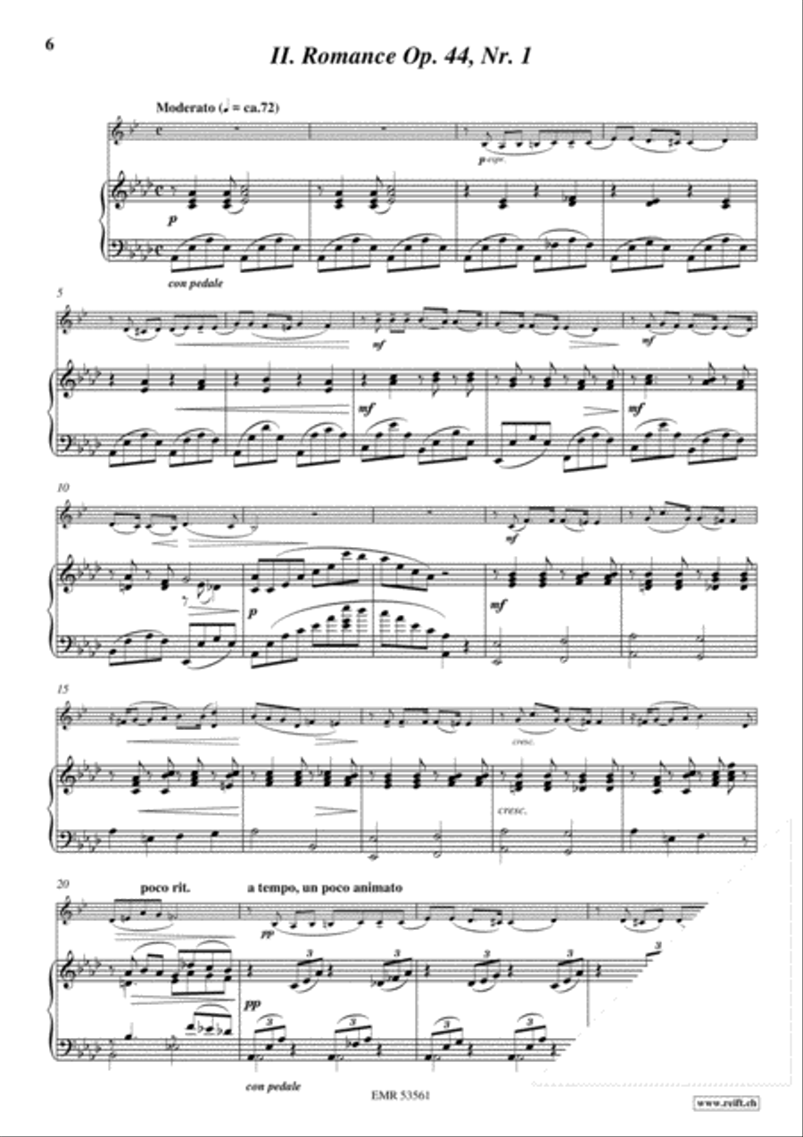Melody & Romance Melody & Romance Bass Clarinet scores gallery preview page 6