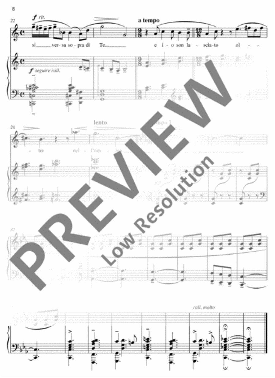 Liriche Liriche Tenor Voice scores gallery preview page 9