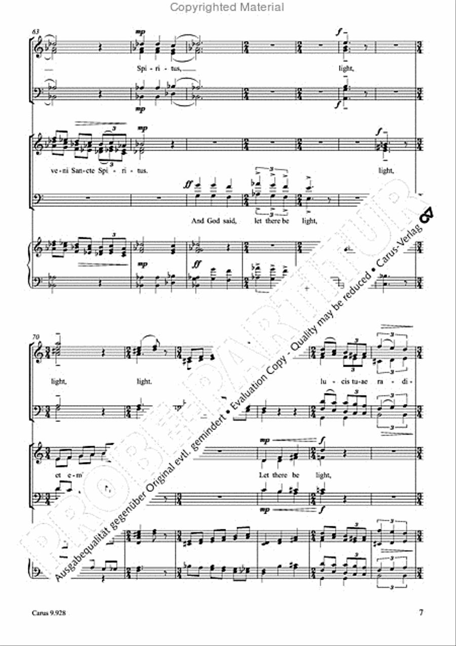 Hail Holy Light 4-Part scores gallery preview page 8