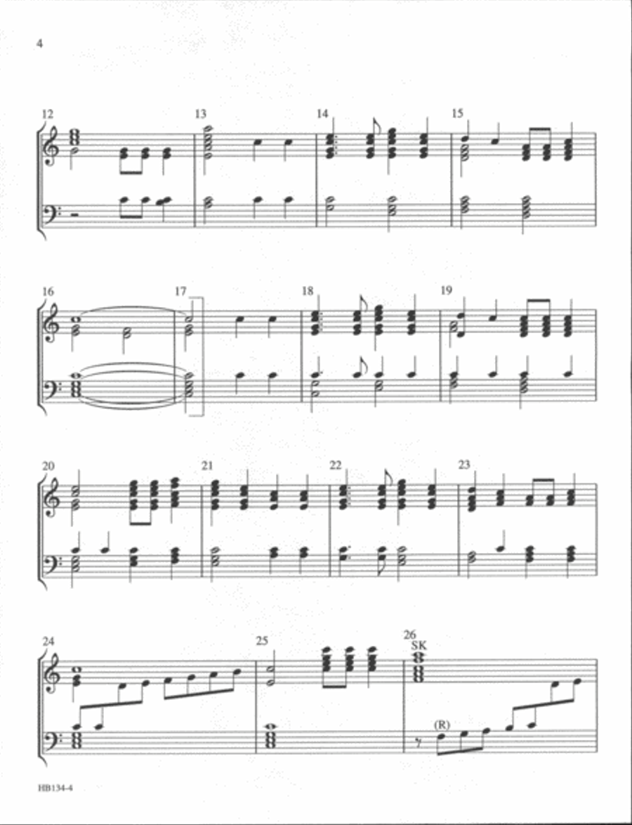 Lord, I Want to Be a Christian - Lloyd 3-Octaves scores gallery preview page 3