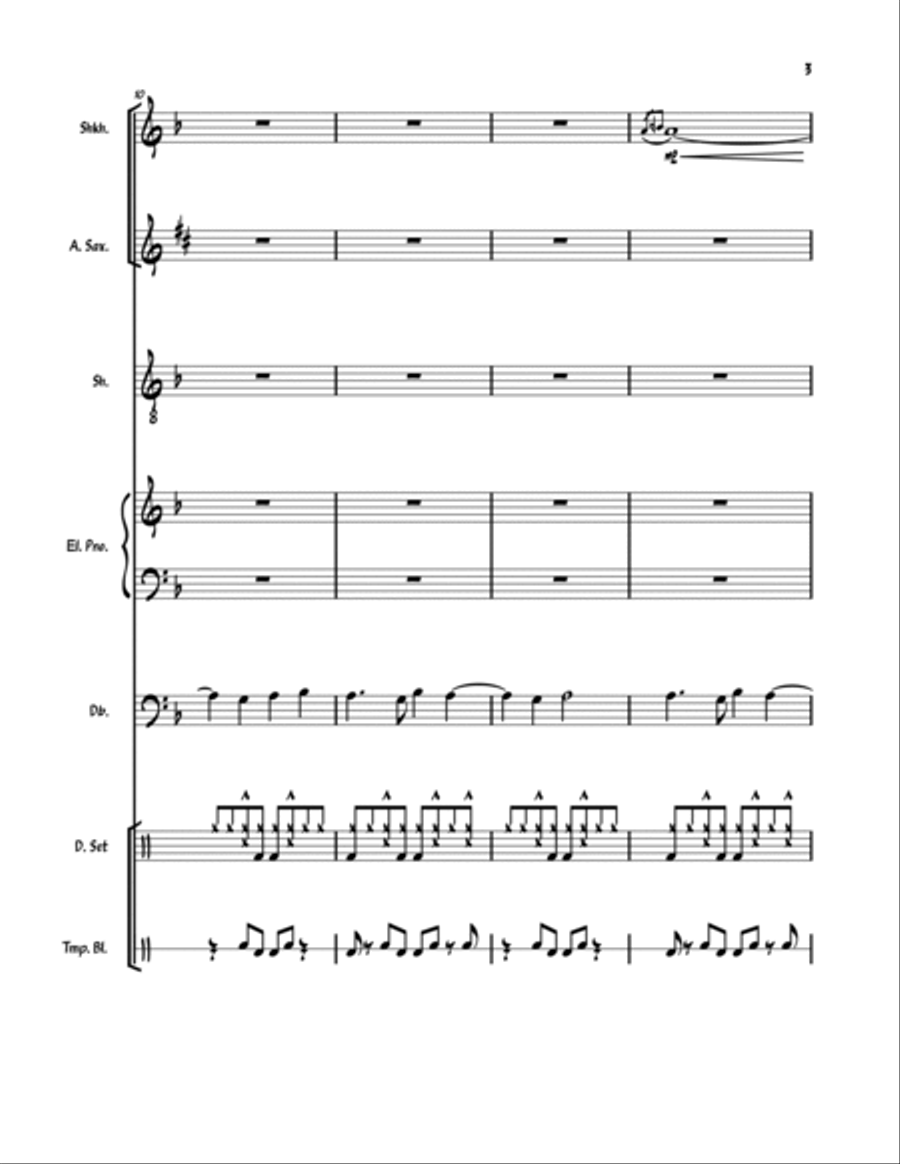 Japanzz Jazz Ensemble scores gallery preview page 3