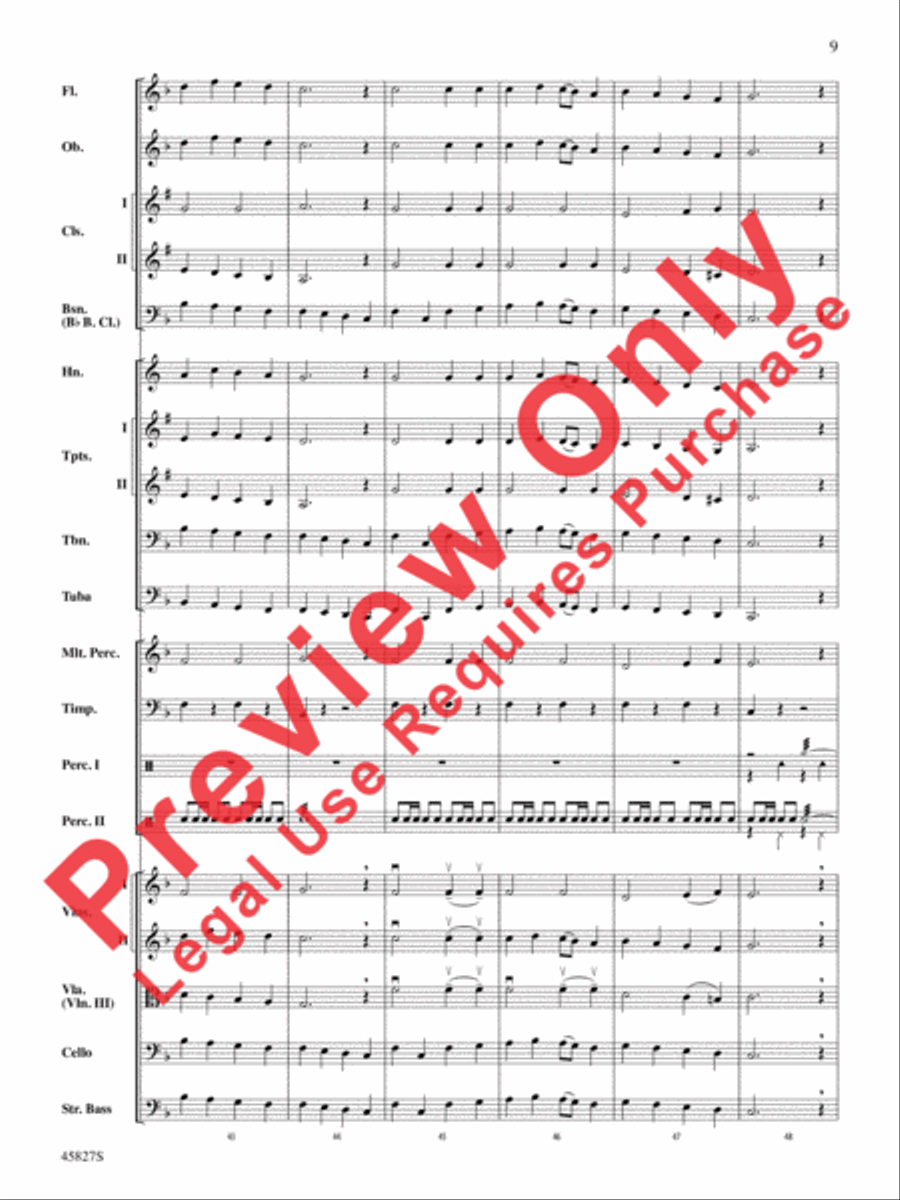 Chester Full Orchestra scores gallery preview page 9