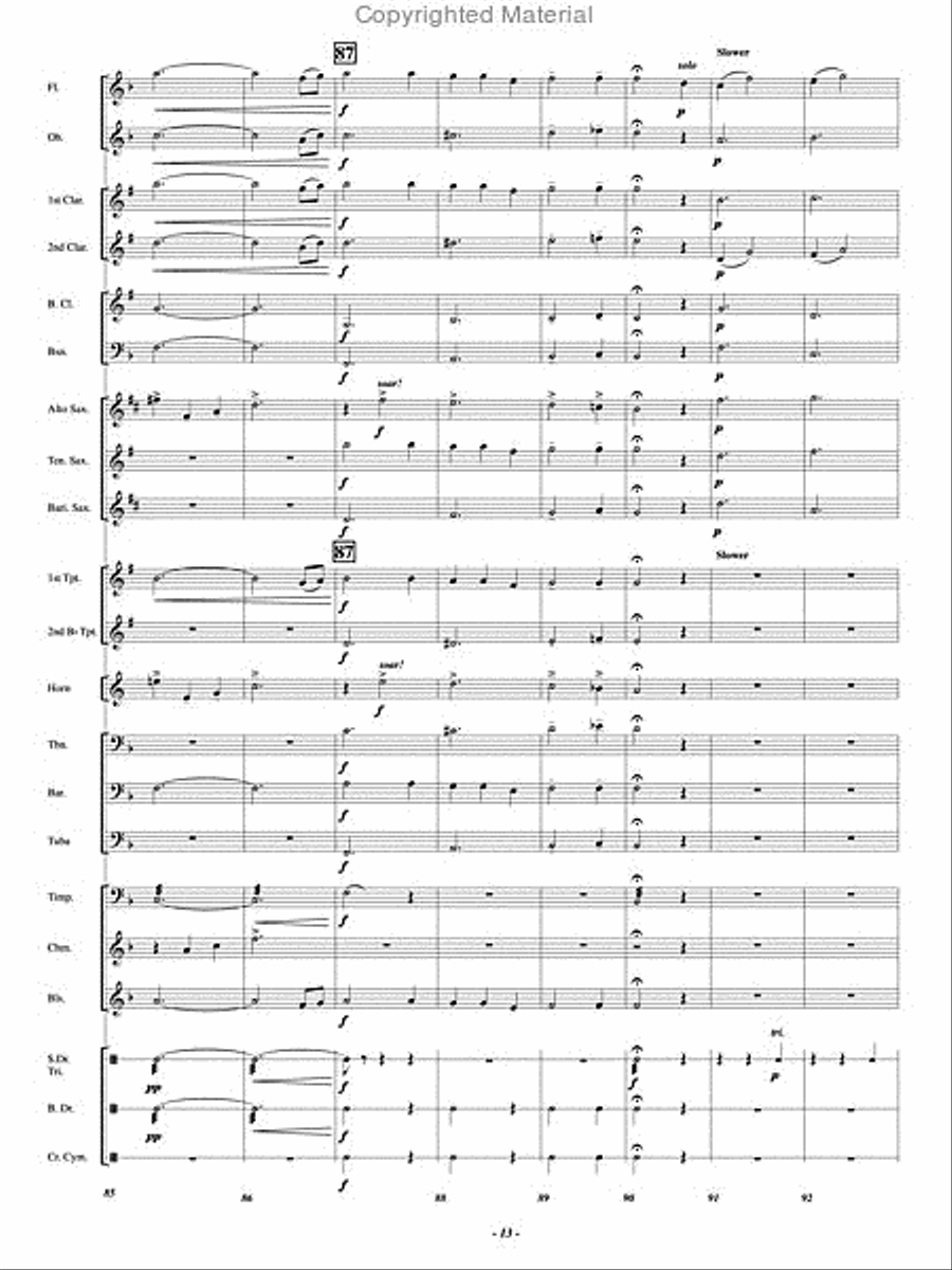 In The Garden In The Garden Concert Band scores gallery preview page 12