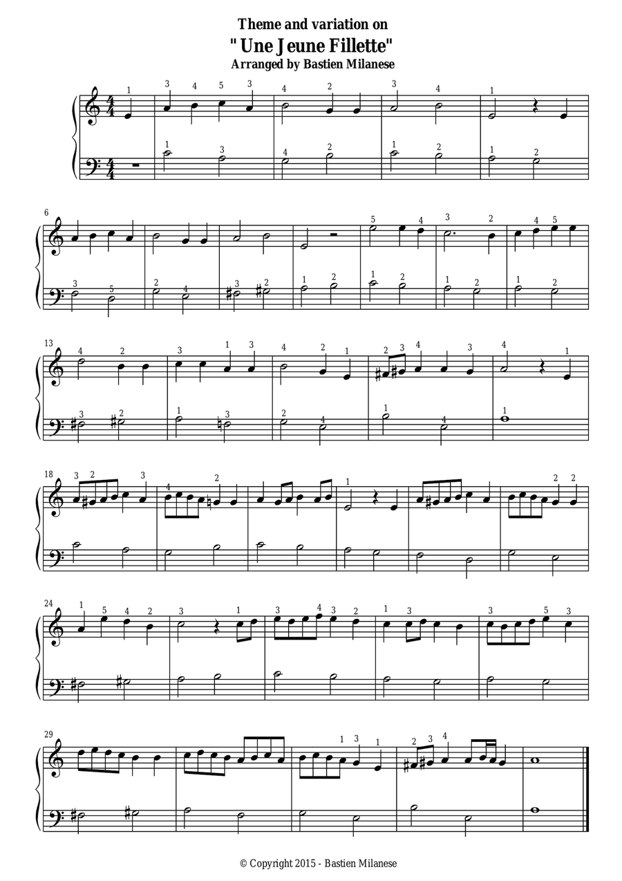 Theme and variation on 