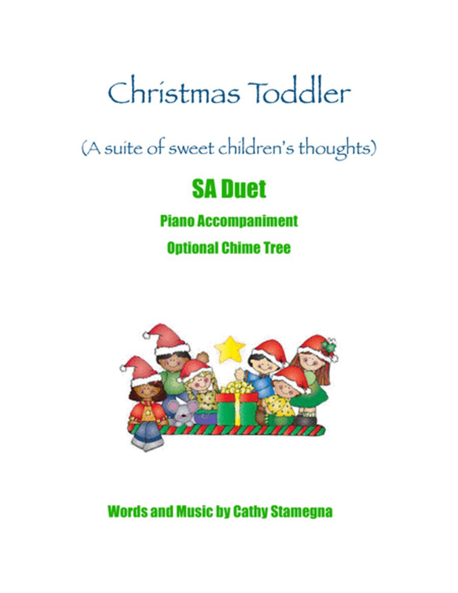 Christmas Toddler (SA Duet, Optional Chime Tree, Piano Accompaniment) image number null