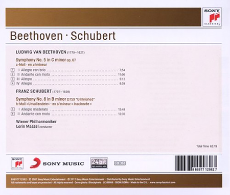Beethoven: Symphony No. 5; Schubert: Symphony No. 8 ("Unfinished")