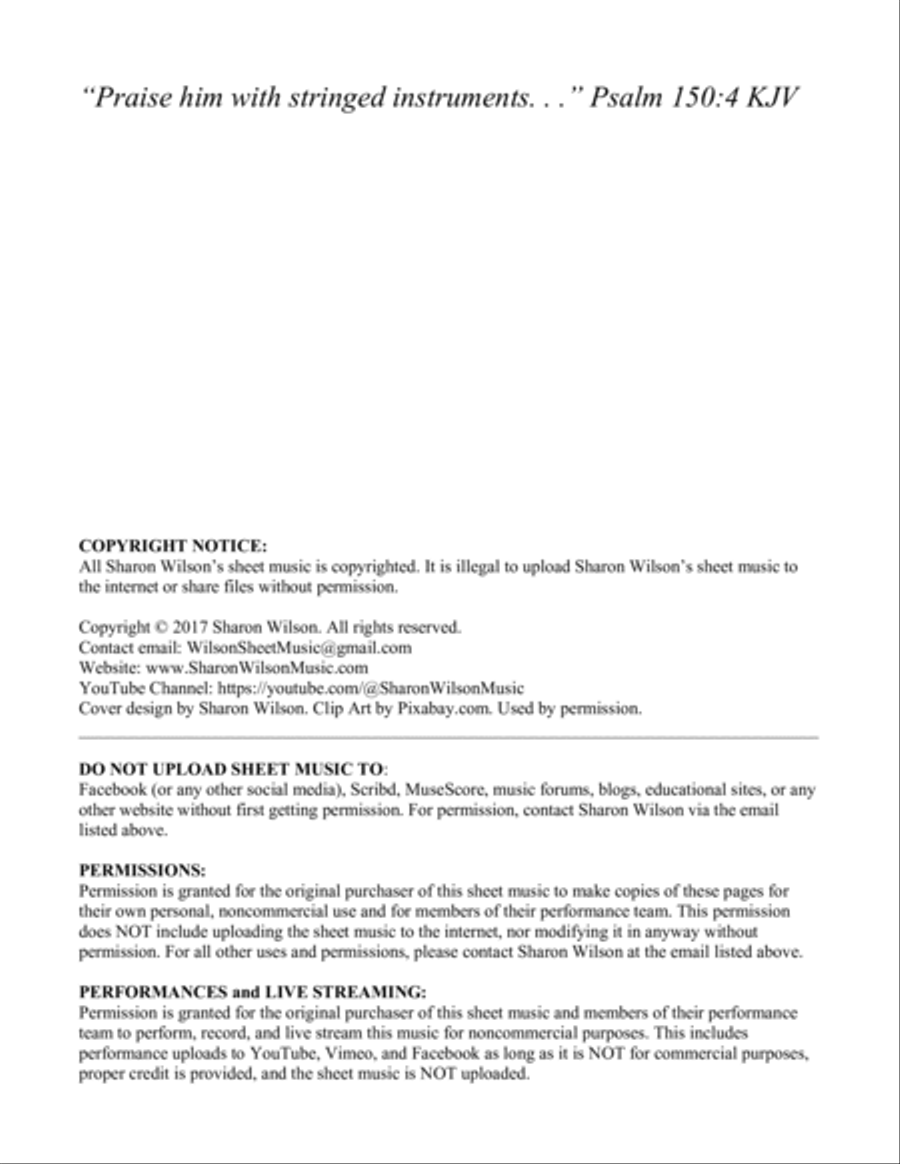 The Love of God (Flute and Violin Duet with Piano Accompaniment) Flute scores gallery preview page 2