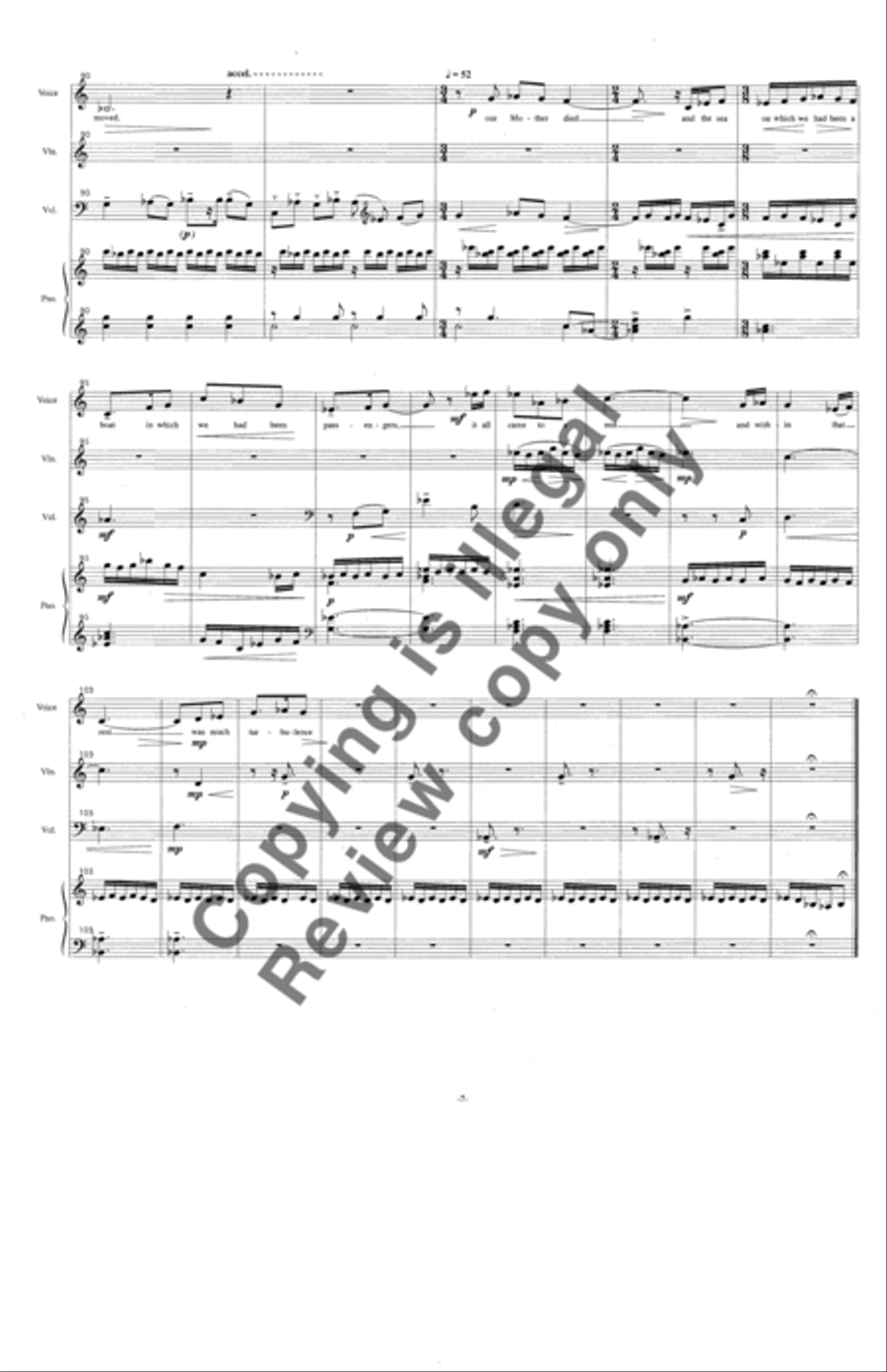 Jamaica's Songs Piano Trio scores gallery preview page 14