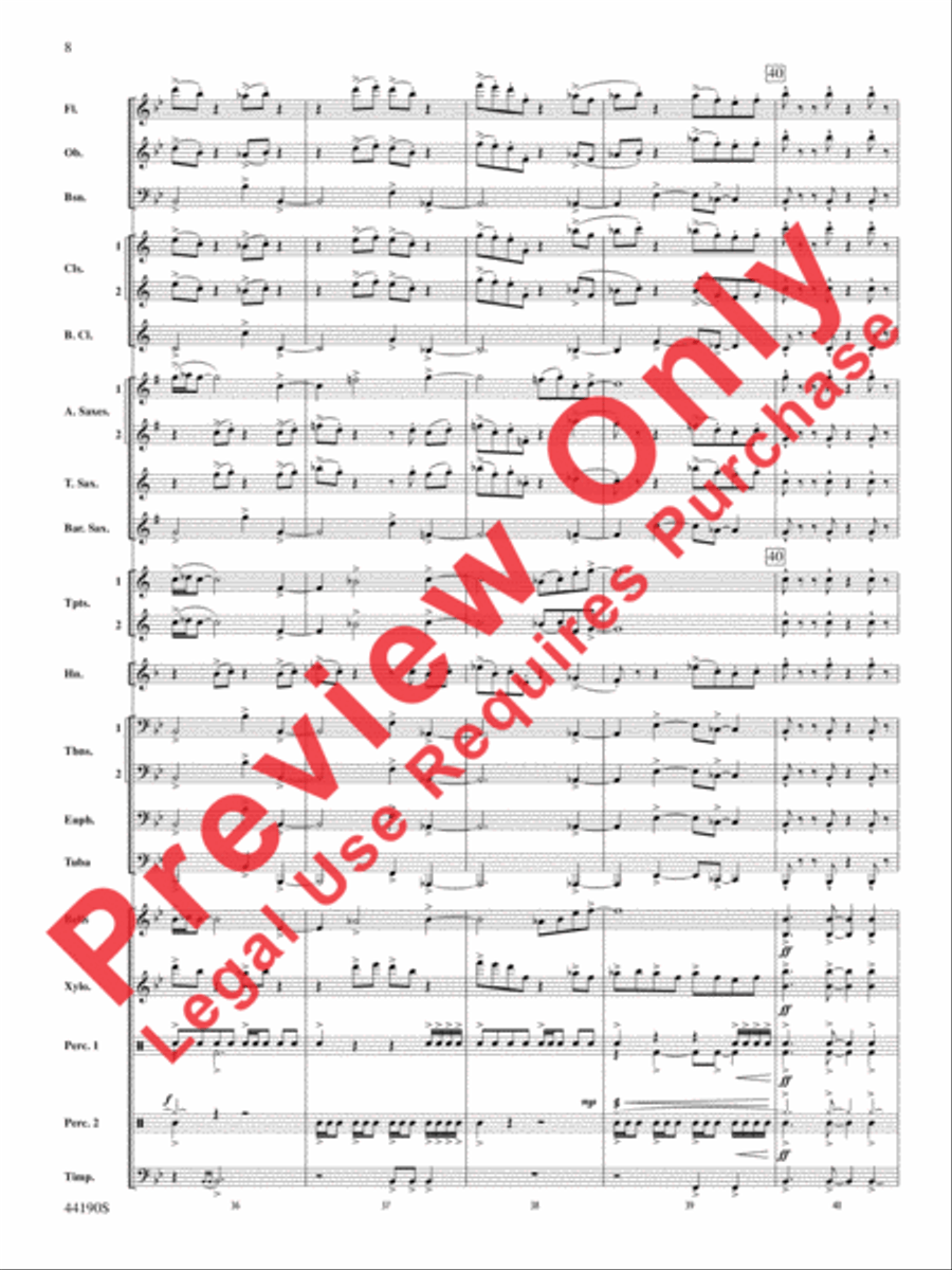 Dynamo Concert Band scores gallery preview page 9