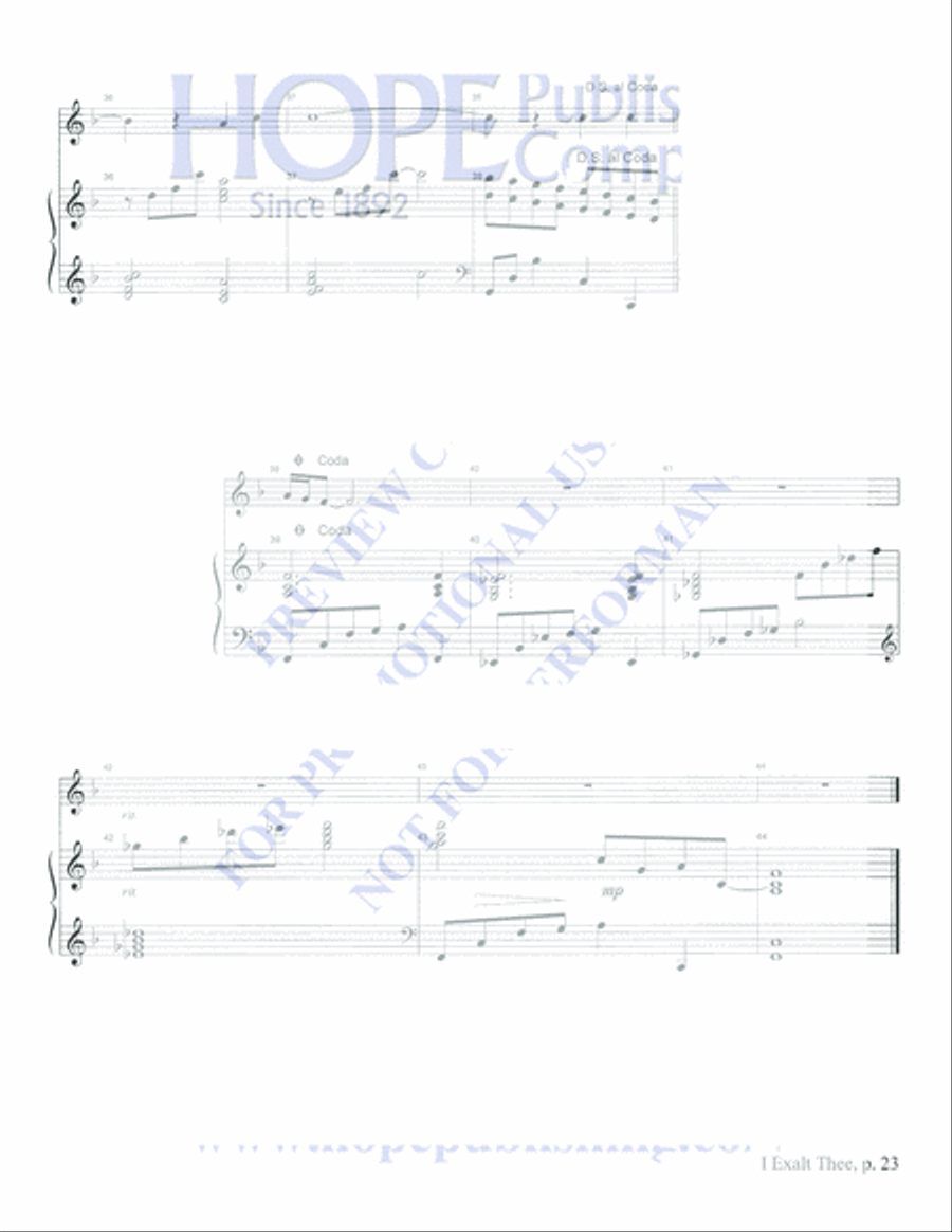 Praise Him with Instruments Orchestra scores gallery preview page 25