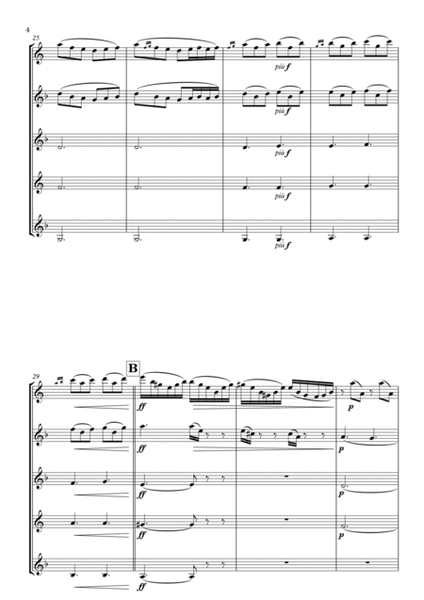 Peer Gynt Suite No. 1 arranged for Clarinet Quintet image number null