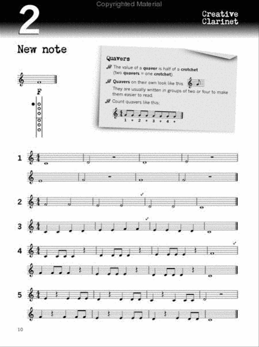 Creative Clarinet + CD Creative Clarinet + CD Clarinet scores gallery preview page 4