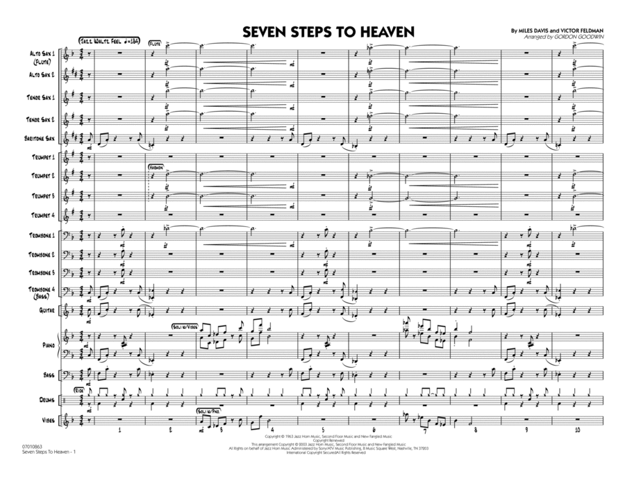 Seven Steps To Heaven - Conductor Score (Full Score) Conductor Score scores gallery preview page 1