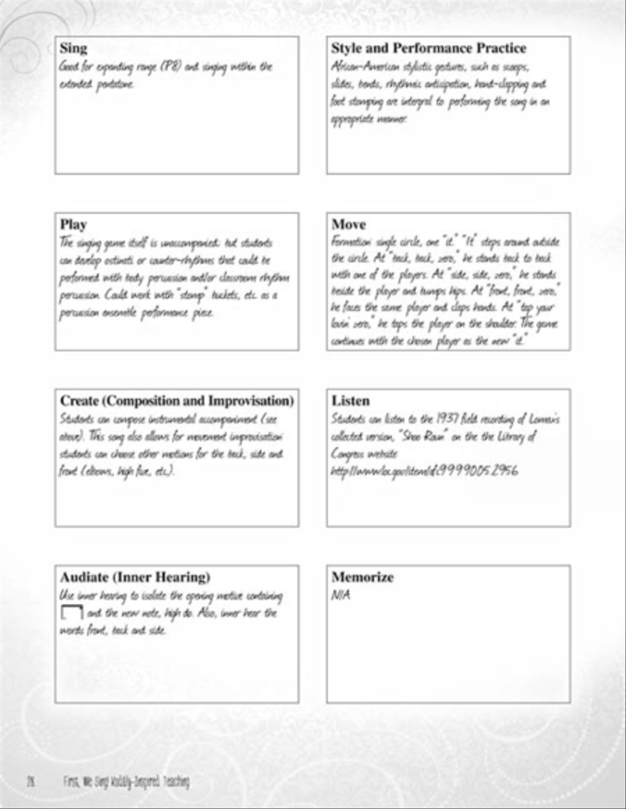 First, We Sing! Kodály-Inspired Teaching for the Music Classroom Choir scores gallery preview page 6
