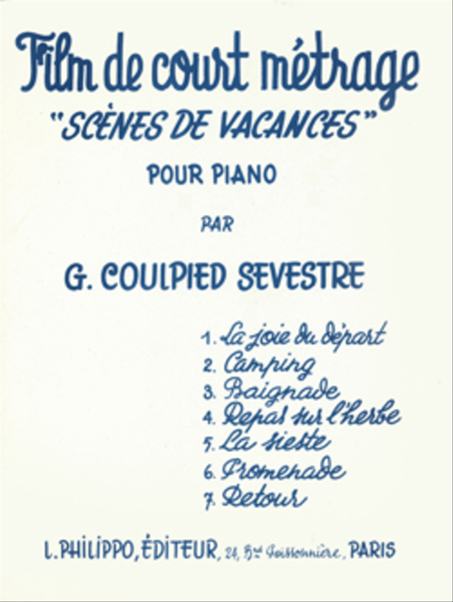 Film de court-metrage Piano Solo scores gallery preview page 1