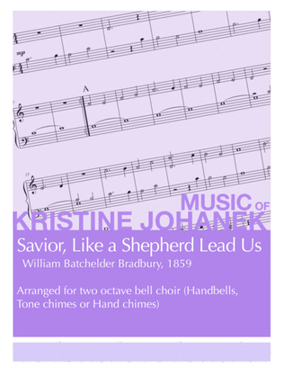Book cover for Savior, Like a Shepherd Lead Us (Two octave, Reproducible)