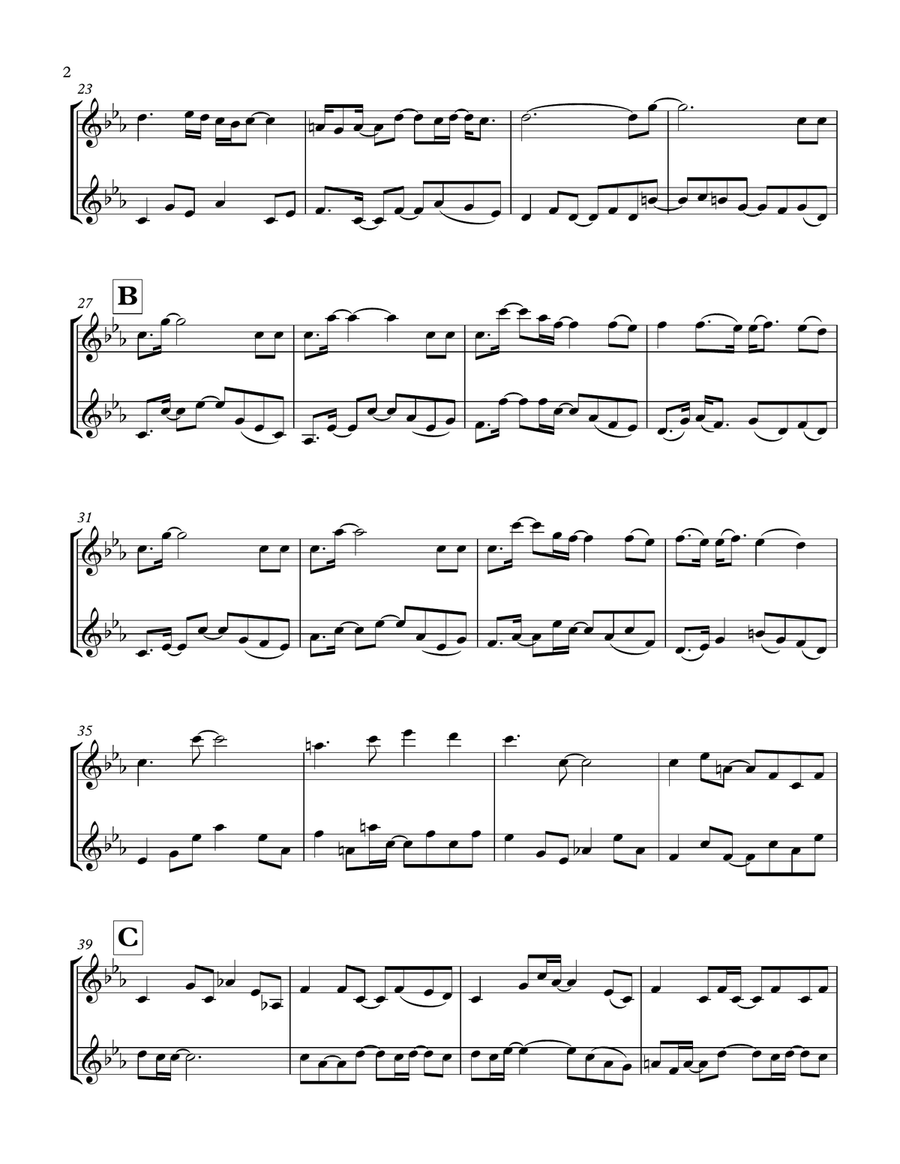 Skyfall String Duet scores gallery preview page 2