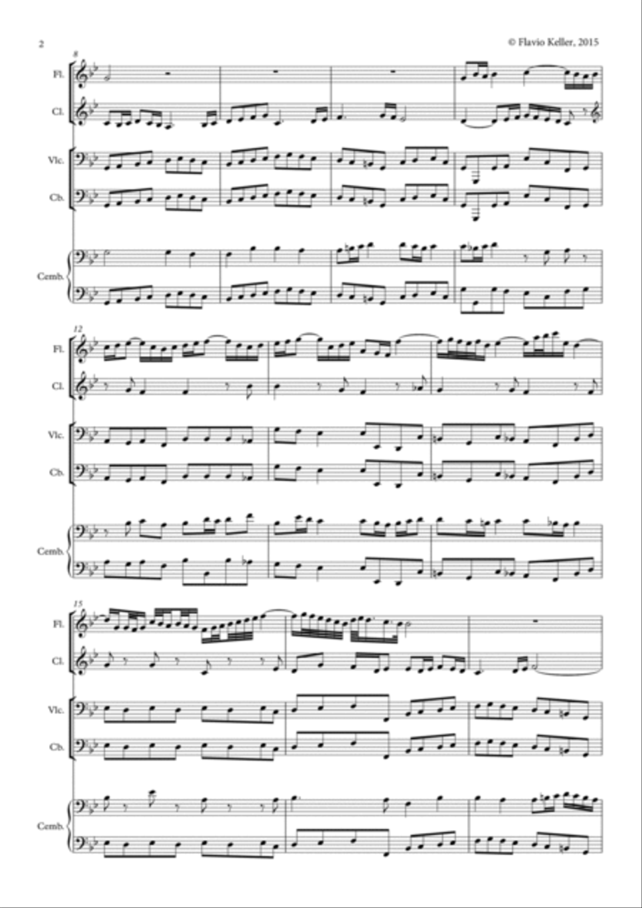 Organ chorale prelude 