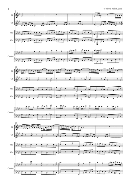 Organ chorale prelude "Nun, komm', der Heiden Heiland" by J.S. Bach, Transcription for chamber instr image number null