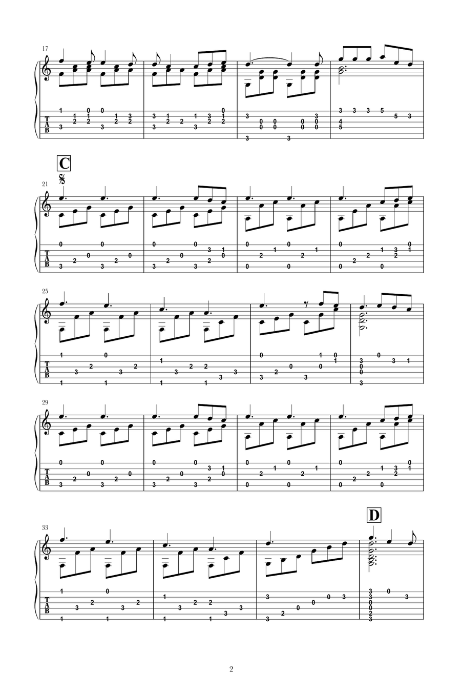 Perfect Acoustic Guitar scores gallery preview page 3