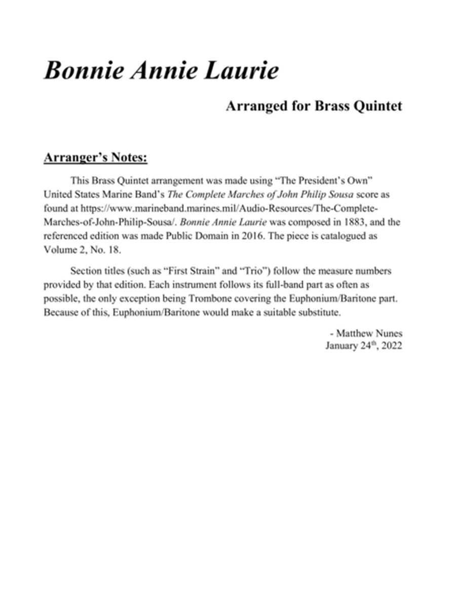 Bonnie Annie Laurie image number null
