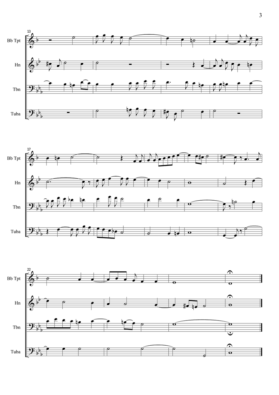 ADORAMUS TE CHRISTE - Q. Gasparini. - For Brass Quartet - Set of parts ADORAMUS TE CHRISTE - Q. Gasparini. - For Brass Quartet - Set of parts Brass Quartet scores gallery preview page 3