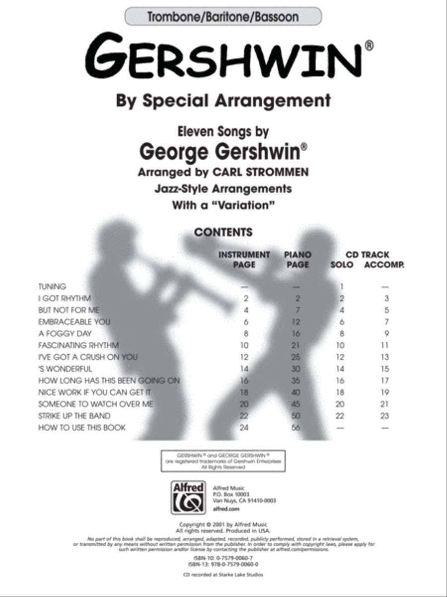Gershwin by Special Arrangement Bassoon scores gallery preview page 4