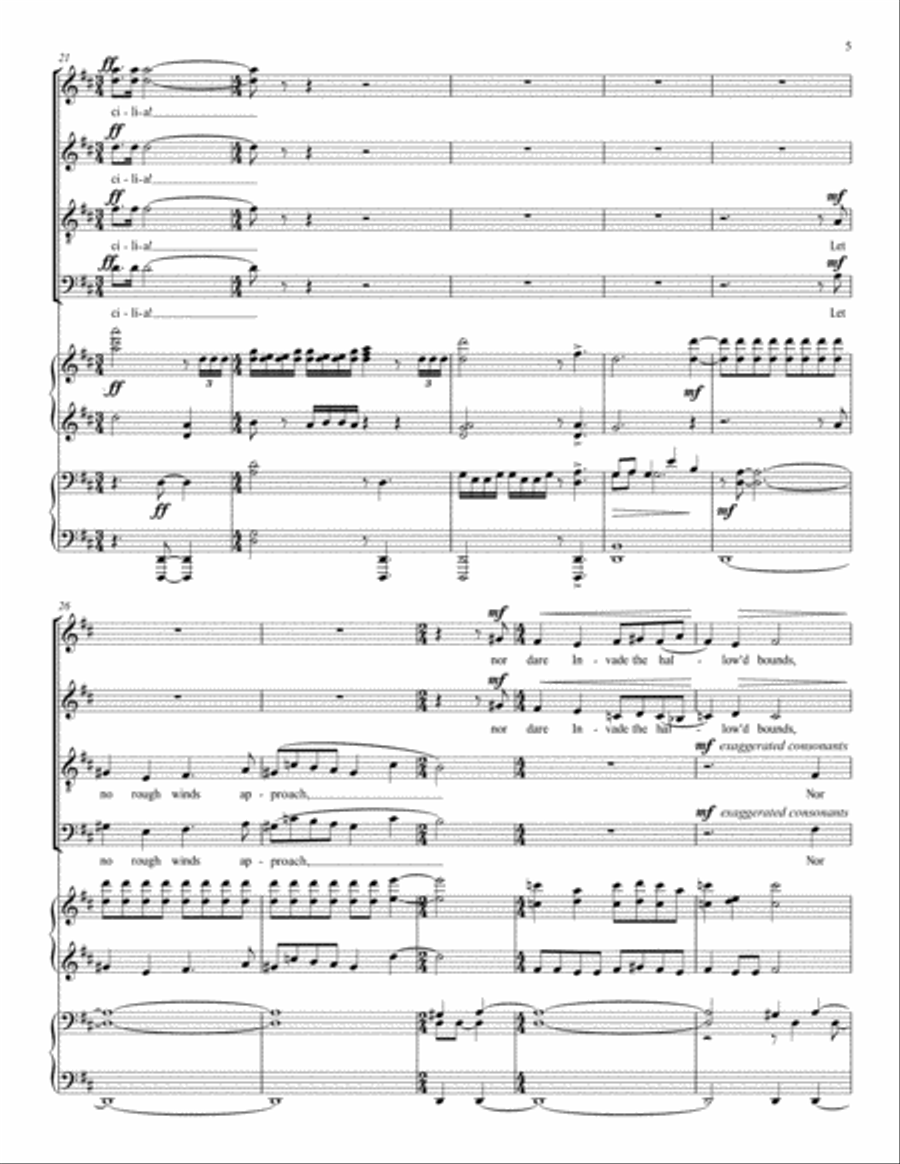 Concecrate the Place and Day 4-Part scores gallery preview page 4