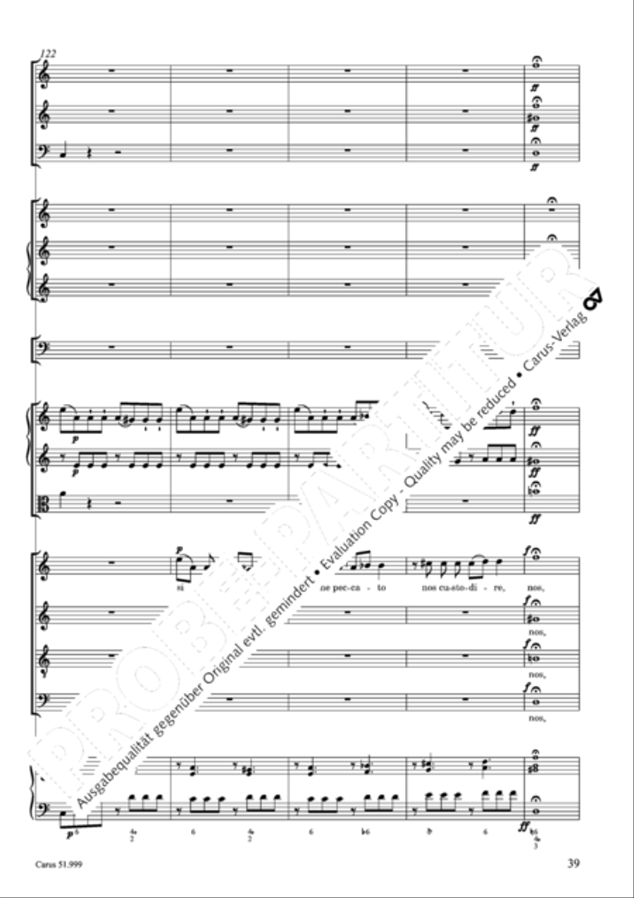 Te Deum Te Deum 4-Part scores gallery preview page 40