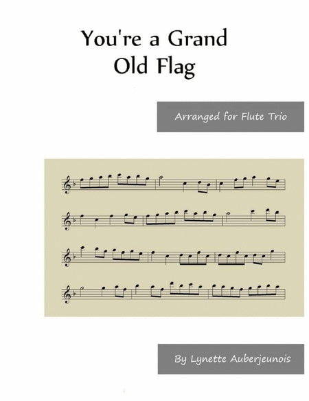 You’re a Grand Old Flag - Flute Trio image number null