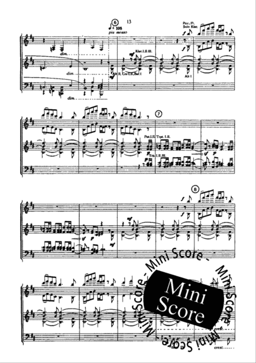 Prelude,Dialogue et Variations Concert Band scores gallery preview page 15