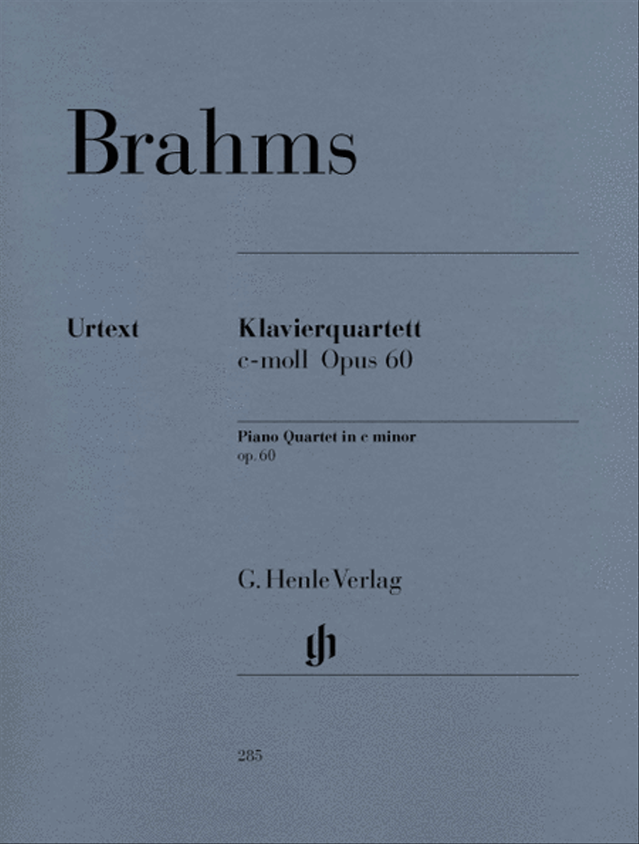 Piano Quartet C minor Op. 60 Piano Quartet scores gallery preview page 1