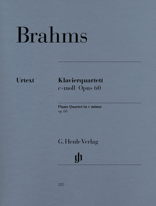 Book cover for Piano Quartet C minor Op. 60