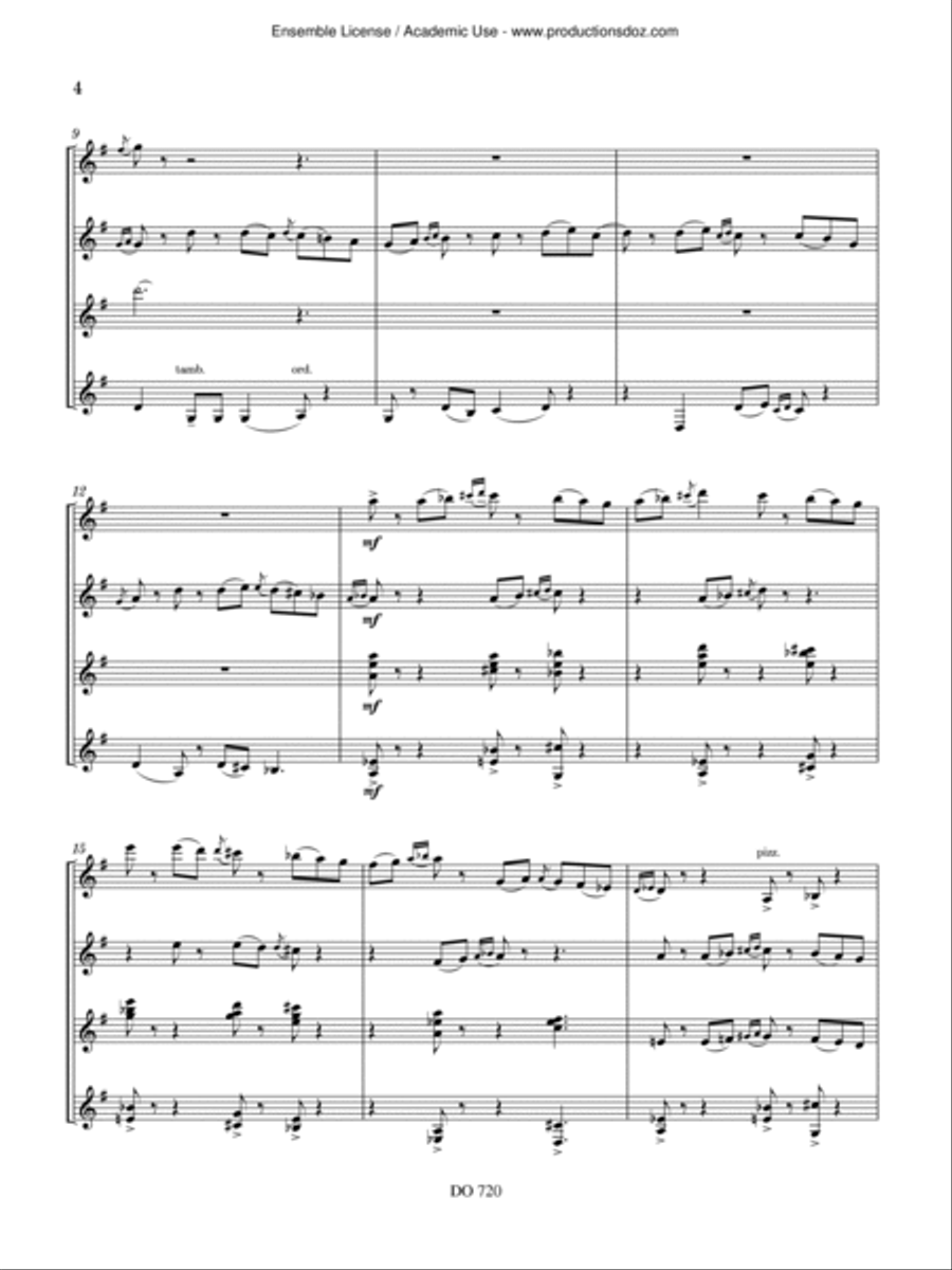 The Red Elf’s Tale The Red Elf’s Tale Guitar Ensemble scores gallery preview page 4