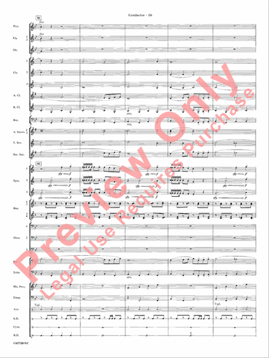 Leroy Anderson: A Legacy in Sound Concert Band scores gallery preview page 19