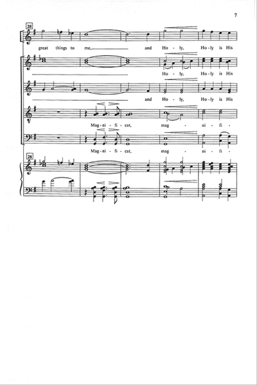 Magnificat (SATB divisi) Magnificat (SATB divisi) Divisi scores gallery preview page 6