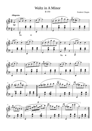 Waltz in A minor (Easy)