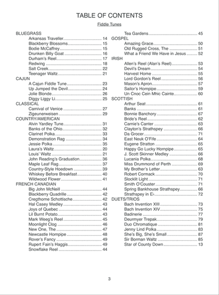 Violinist's Guide to Fiddling Violin scores gallery preview page 4