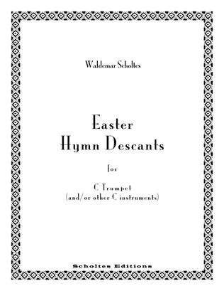 Book cover for Easter Hymn Descants for C Trumpet