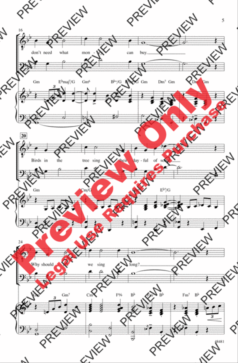 I Got Rhythm I Got Rhythm Men's Choir scores gallery preview page 4