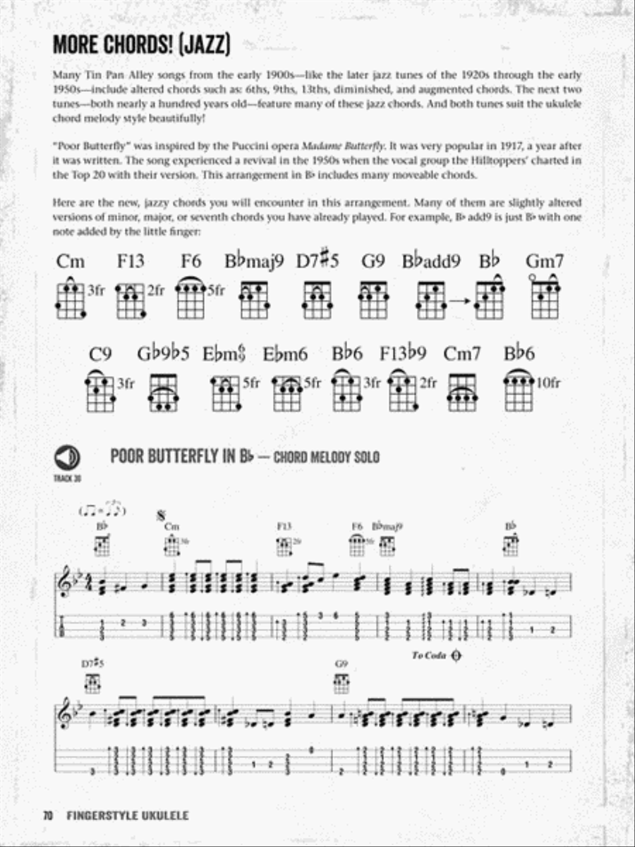Fingerstyle Ukulele Guitar Tablature scores gallery preview page 7