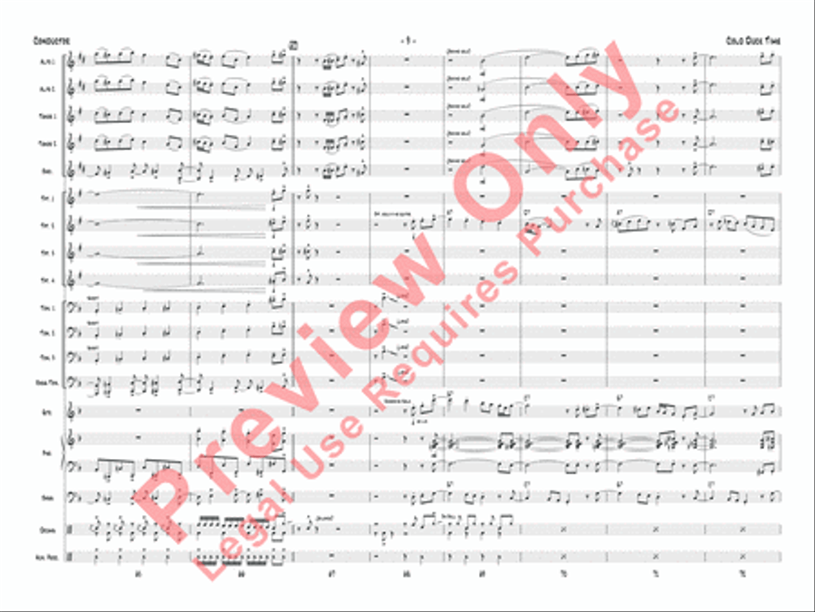Cold Duck Time Cold Duck Time Jazz Ensemble scores gallery preview page 10