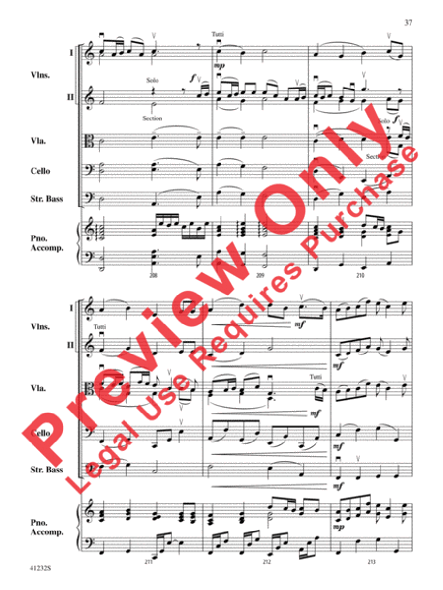 Pippin String Orchestra scores gallery preview page 38